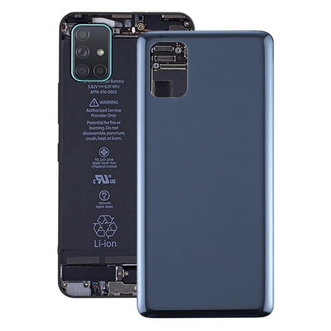 Achterkant voor Samsung Galaxy M51 SM-515 (Zwart)(Met Logo) voor 19,90 €