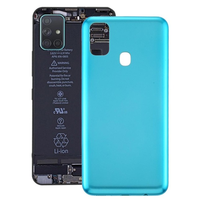 Battery Back Cover for Samsung Galaxy M21 SM-M215 (Baby Blue)(With Logo) at 17,90 €