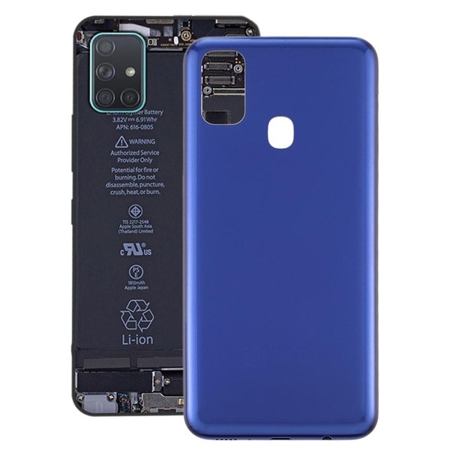 Cache arrière pour Samsung Galaxy M21 SM-M215 (Bleu foncé)(Avec Logo) à 17,90 €