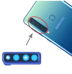 10x Kameralinse Glas für Samsung Galaxy A9 2018 SM-A920F/DS (Blau) für 14,90 €