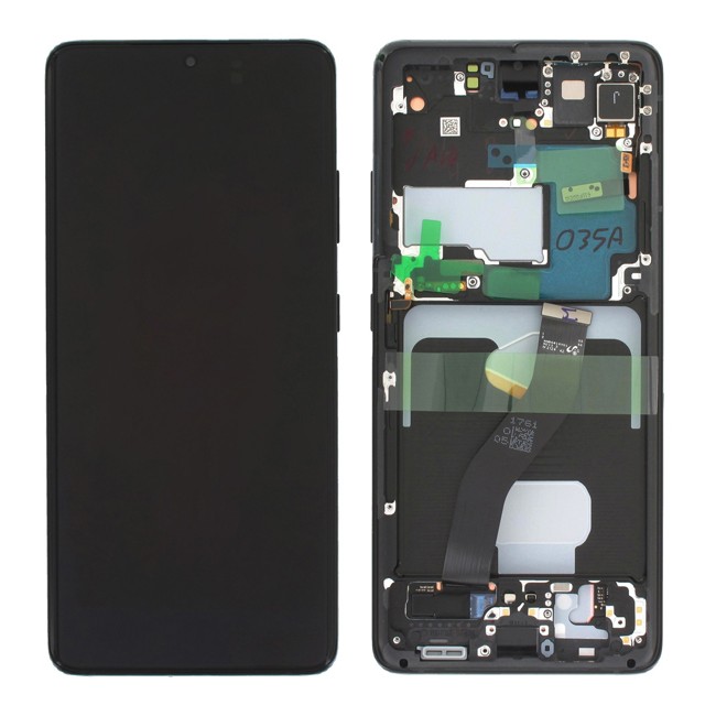 Original LCD Screen with Frame for Samsung Galaxy S21 Ultra 5G SM-G998B Black at 329,90 €