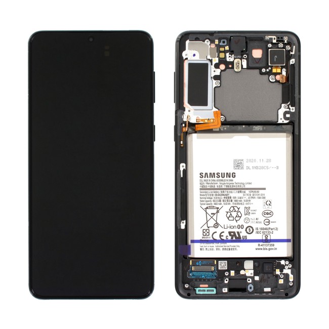 Original LCD Screen with Battery for Samsung Galaxy S21+ 5G SM-G996B Black at 212,90 €
