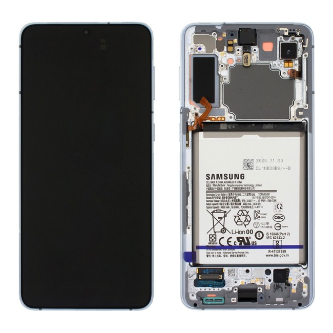 Original LCD Screen with Battery for Samsung Galaxy S21+ 5G SM-G996B Silver at 212,90 €