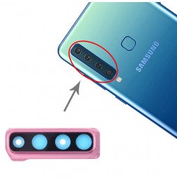 10x Kameralinse Glas für Samsung Galaxy A9 2018 SM-A920F/DS (Pink) für 14,90 €