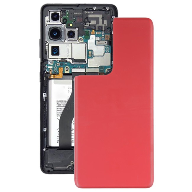 Rückseite Akkudeckel für Samsung Galaxy S21 Ultra 5G SM-G998 (Rot)(Mit Logo) für 21,90 €
