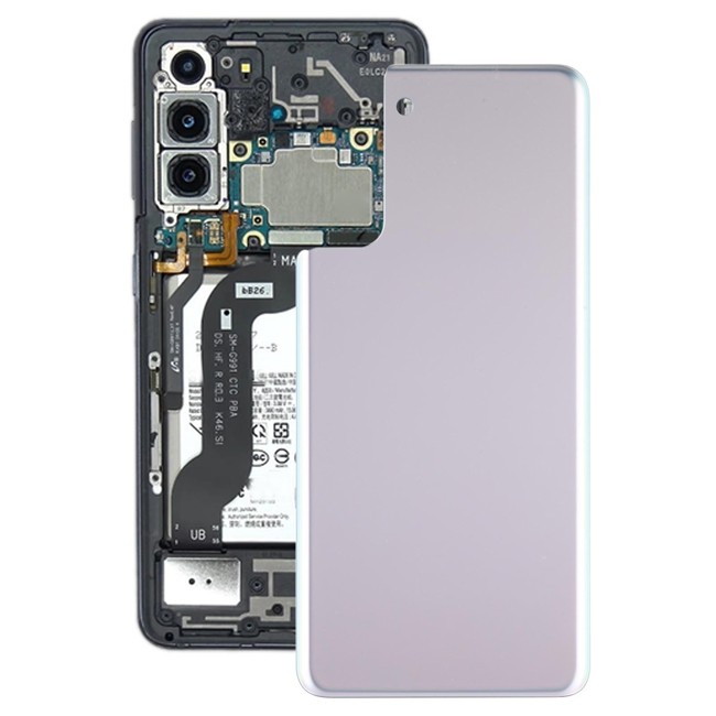 Battery Back Cover for Samsung Galaxy S21+ 5G SM-G996 (Silver)(With Logo) at 21,90 €