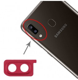 10x Hauptkamera Linse Glas für Samsung Galaxy A20 SM-A205F (Rot) für 14,90 €