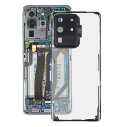 Rückseite Akkudeckel mit Linse für Samsung Galaxy S20 Ultra SM-G988 (Transparent)(Mit Logo) für 16,85 €