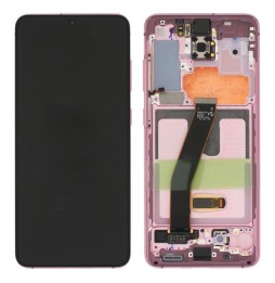 Écran LCD original avec châssis pour Samsung Galaxy S20 SM-G980 / SM-G981 (Rose) à 239,90 €