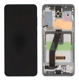Original LCD Screen with Frame for Samsung Galaxy S20 SM-G980 / SM-G981 (White) at 249,90 €