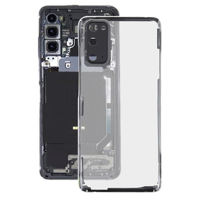 Cache arrière avec lentille pour Samsung Galaxy S20 SM-G980 / SM-G981 (Transparent)(Avec Logo) à 16,60 €
