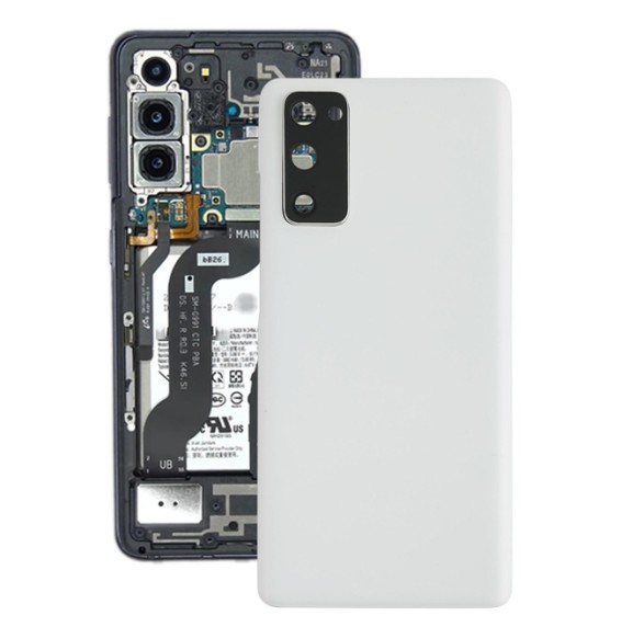 Battery Back Cover with Lens for Samsung Galaxy S20 FE SM-G780 / SM-G781 (Silver)
