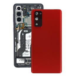 Cache arrière avec lentille pour Samsung Galaxy SM-G780 / SM-G781 (Rouge) à 23,10 €