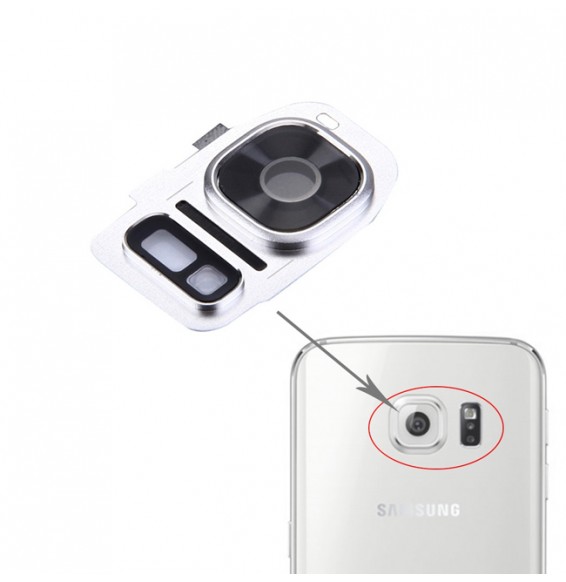 10x Camera Lens Cover for Samsung Galaxy S7 SM-G930 (Silver)