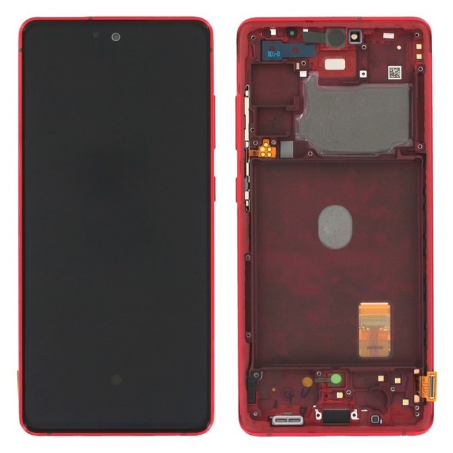 Original LCD Screen with Frame for Samsung Galaxy S20 FE SM-G780 (Red) at 119,90 €