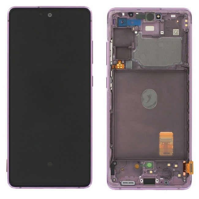 Original LCD Screen with Frame for Samsung Galaxy S20 FE 5G SM-G781 (Purple) at 119,90 €