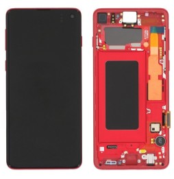 Original Display LCD mit Rahmen für Samsung Galaxy S10 SM-G973 (Rot) für 249,90 €