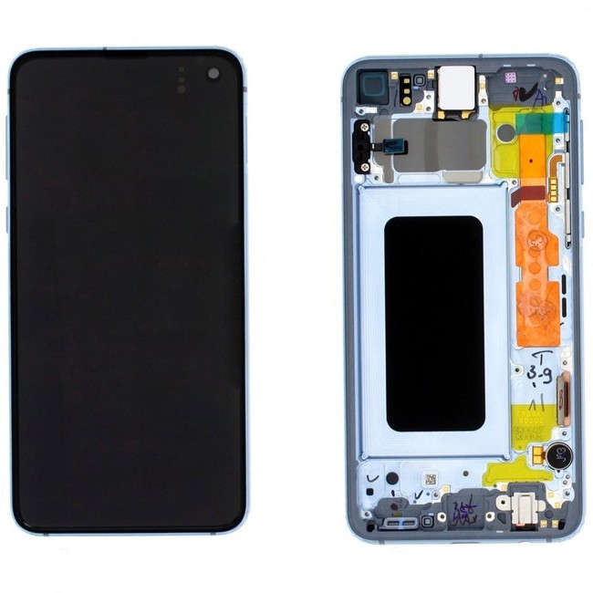 Original Display LCD mit Rahmen für Samsung Galaxy S10e SM-G970 (Blau) für 199,90 €