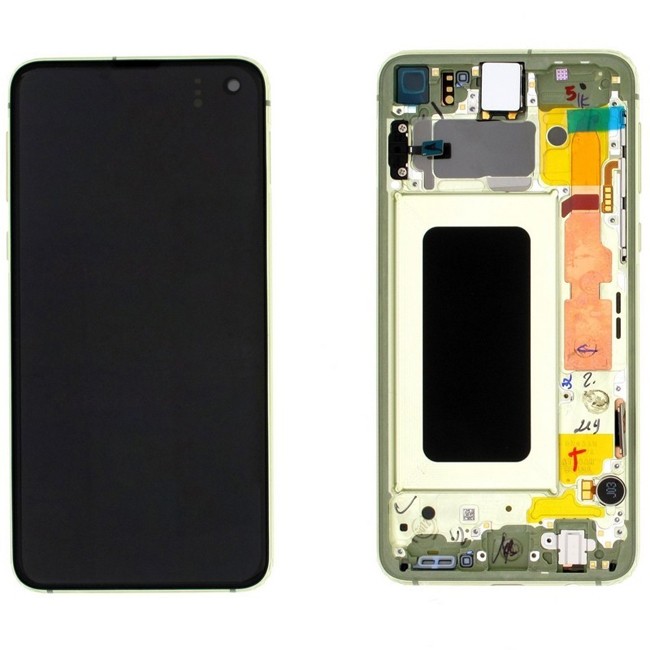 Original Display LCD mit Rahmen für Samsung Galaxy S10e SM-G970 (Gelb) für 199,90 €