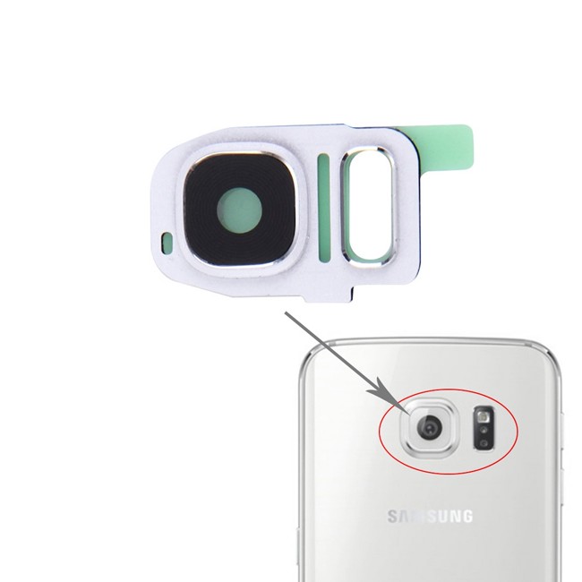 Camera lens glas voor Samsung Galaxy S7 SM-G930 (Wit) voor 6,90 €
