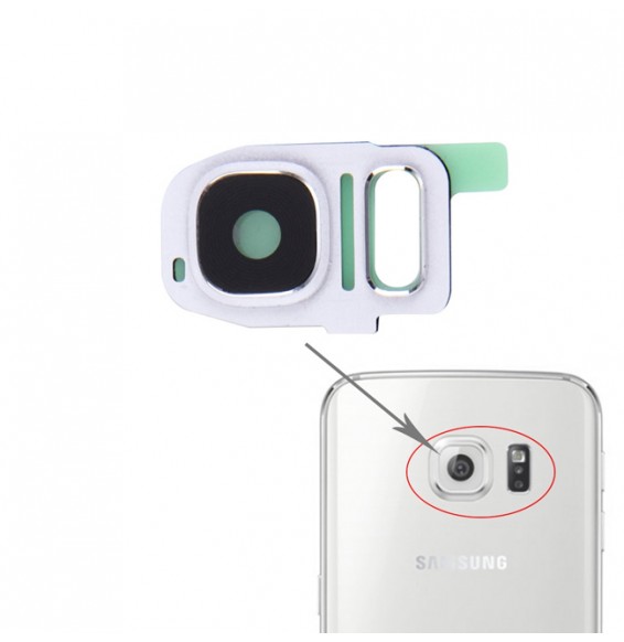 Camera Lens Cover for Samsung Galaxy S7 SM-G930 (White)