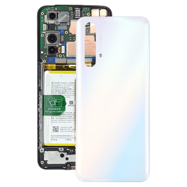 Battery Back Cover for OPPO Realme X3 / Realme X3 SuperZoom (White)(With Logo) at 29,90 €