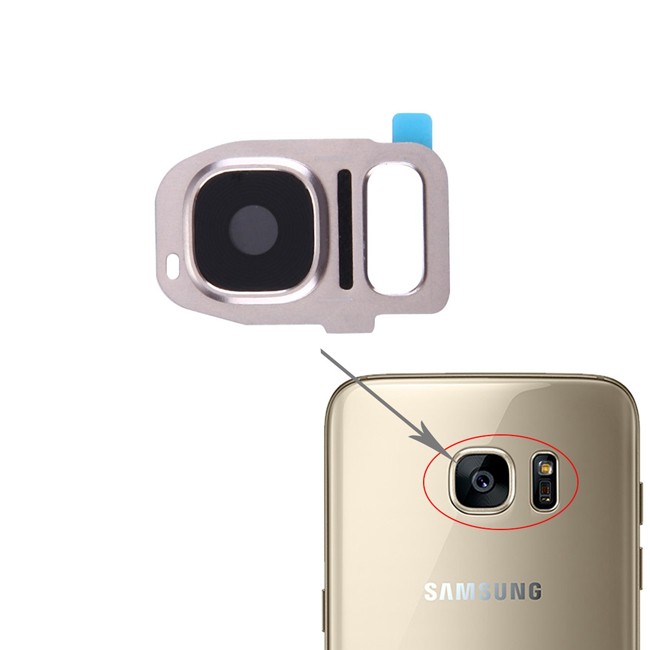 Cache vitre caméra pour Samsung Galaxy S7 SM-G930 (Or) à 6,90 €