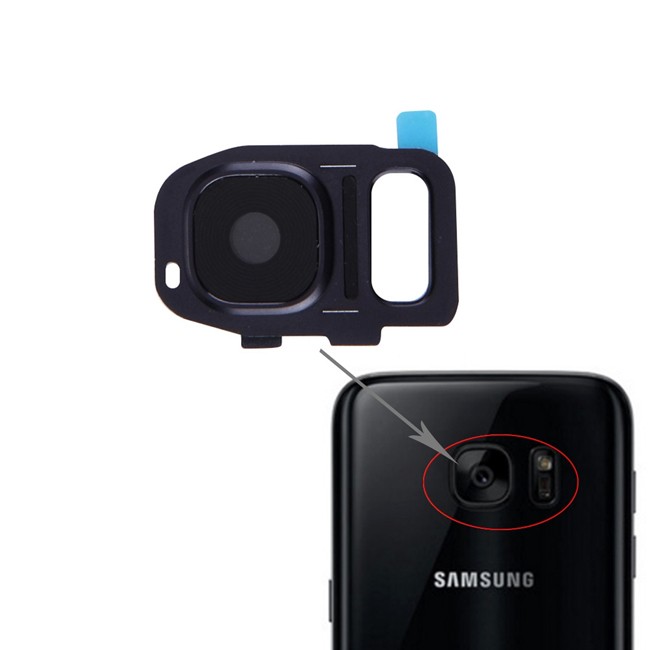 Kameralinse Abdeckung für Samsung Galaxy S7 SM-G930 (Schwarz) für 6,90 €