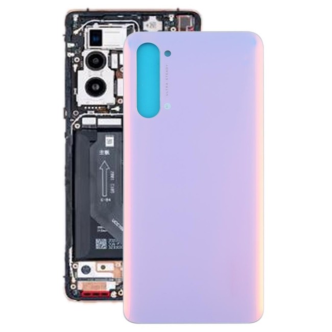 Battery Back Cover for OPPO Reno3 5G (White)(With Logo) at 16,90 €