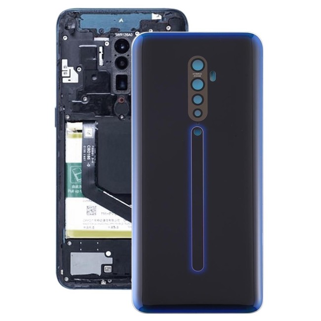Back Cover for OPPO Reno2 (Black)(With Logo) at 16,90 €