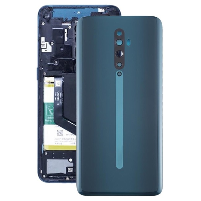 Battery Back Cover for OPPO Reno2 Z (Blue)(With Logo) at 12,16 €