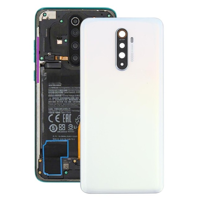 Original Battery Back Cover with Lens for OPPO Realme X2 Pro (White)(With Logo) at 26,89 €