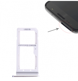 SIM + Micro SD kaart houder voor Samsung Galaxy S7 SM-G930 (Wit) voor 5,90 €