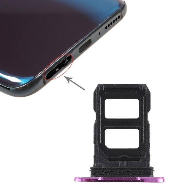 Dual SIM kaart houder voor OPPO R17 Pro (Purper) voor 9,90 €