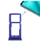 Dual SIM + Micro SD card tray for OPPO R15 (Blue)