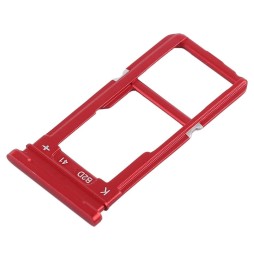 Tiroir double carte SIM + Micro SD pour OPPO R15 (Rouge) à 10,45 €