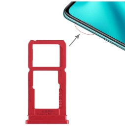 Dual SIM + Micro SD Karten Halter für OPPO R15 (Rot) für 10,45 €