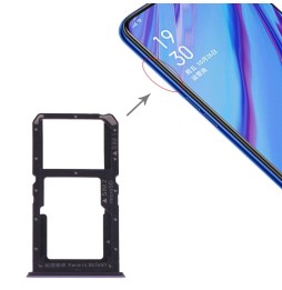 Tiroir double carte SIM + Micro SD pour OPPO A9 (Bleu) à 9,90 €