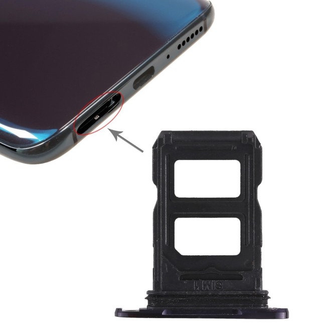 Dual SIM Card Tray for OPPO R17 Pro (Black) at 9,90 €