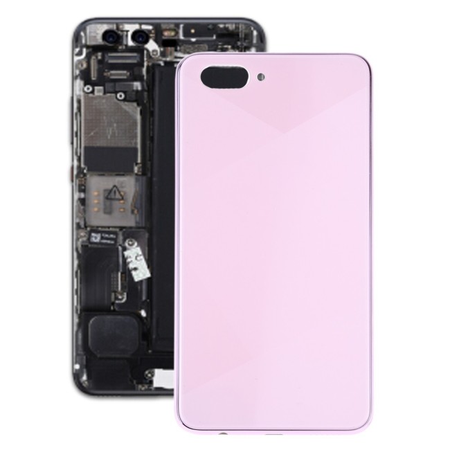 Back Cover with Frame for OPPO A3s (Pink)(With Logo) at 17,39 €