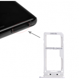 SIM + Micro SD kaart houder voor Samsung Galaxy Note 8 SM-N950 (Silver) at 6,90 €