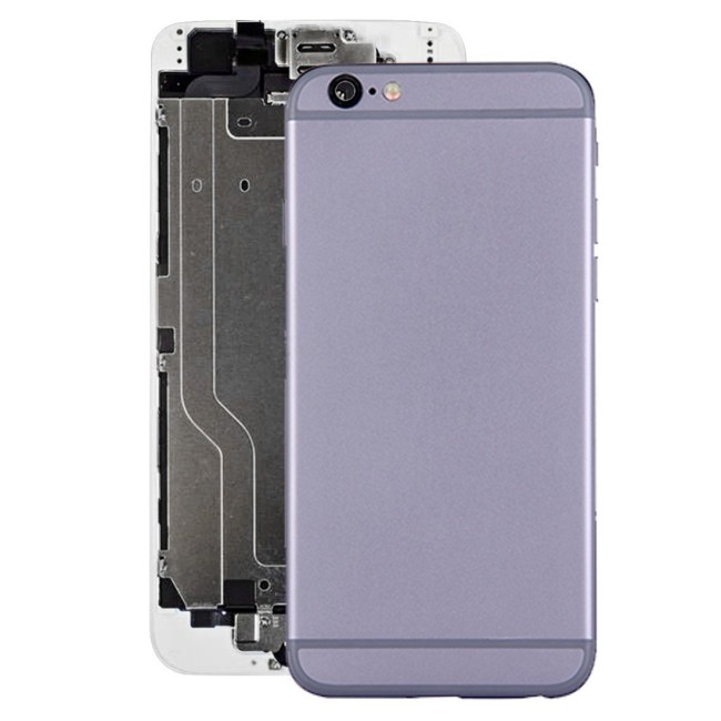 Komplett Gehäuse Rückseite Rahmen für iPhone 6 (Grau)(Mit Logo) für 26,90 €