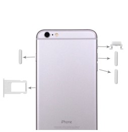 SIM kartenhalter + Knöpfe für iPhone 6 Plus (Grau) für 7,90 €