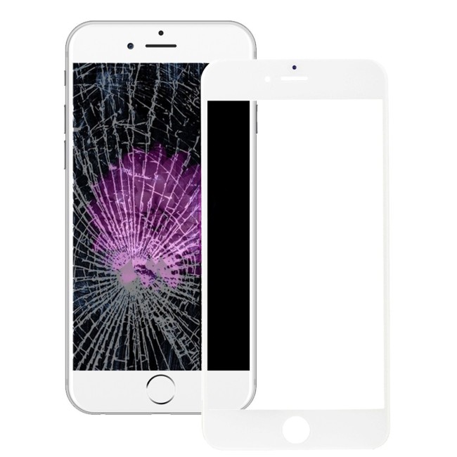 Display Glas met Kleber für iPhone 6s (weiß) für 10,90 €