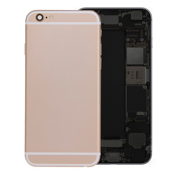 Back Housing Cover for iPhone 6S (Gold)(With Logo)