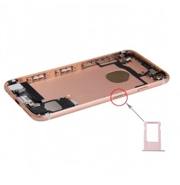Vormontiert Komplett Gehäuse für iPhone 6S (Roségold)(Mit Logo) für 34,90 €