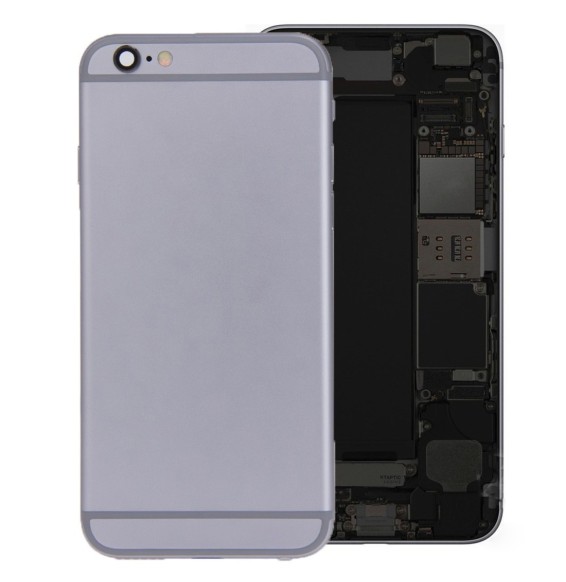 Back Housing Cover Assembly for iPhone 6s Plus (Grey)(With Logo)