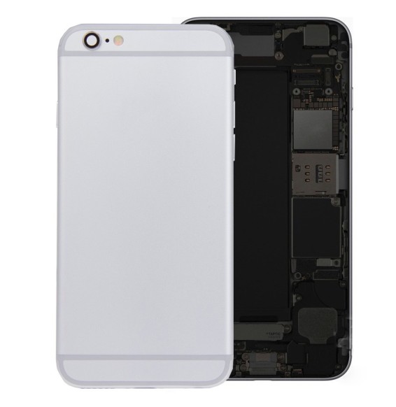 Back Housing Cover Assembly for iPhone 6s Plus (Silver)(With Logo)