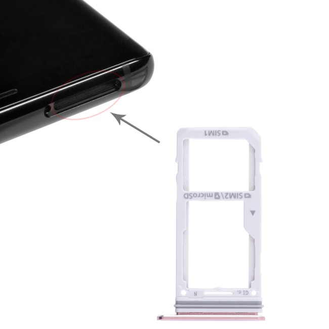 SIM + Micro SD kaart houder voor Samsung Galaxy Note 8 SM-N950 (Roze) voor 6,90 €
