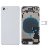 Quick Install Housing for iPhone 8 (Silver)(With Logo)